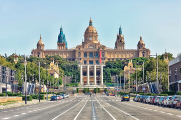 Fototapeta na wymiar Barcelona city in Catalonia, Spain