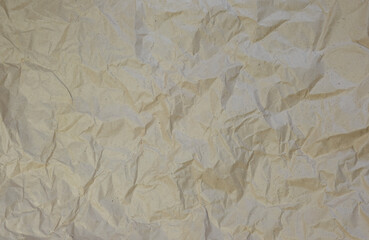 Texture of gray crumpled craft paper