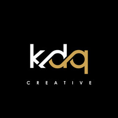 KDQ Letter Initial Logo Design Template Vector Illustration