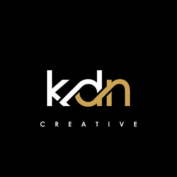 KDN Letter Initial Logo Design Template Vector Illustration