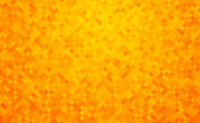 Abstract orange mosaic background, geometric elements