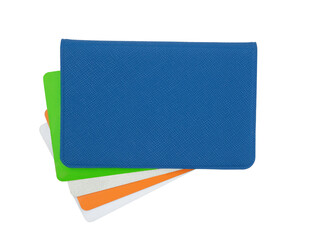 Card holder isolated on white.