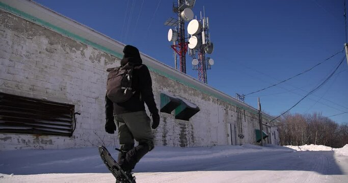 Take an up close look at the marvel of 4G and 5G telecommunication tower, with a tall structure, antennas and wires connected delicately.