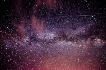 A beautiful milkyway on a night sky with stars and nice background