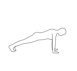 Fototapeta premium businesswoman doing yoga relax at work sport gym 