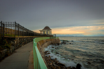 pier at sunset