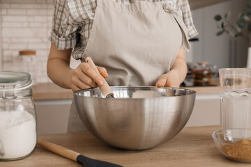 The process of making gluten-free baked goods. The concept of cooking vegetarian pastries.