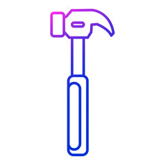 Hammer tool icon