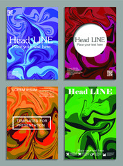 geometric covers design. Eps10 vector