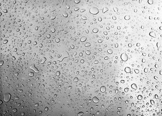 raindrops on glass texture