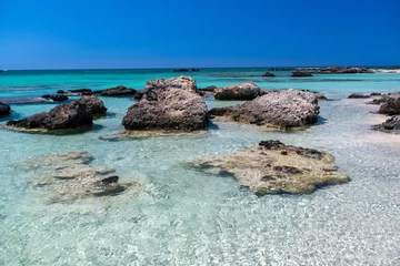 Foto op Plexiglas Elafonissi Strand, Kreta, Griekenland Elafonisi Beach, Crete, Greece