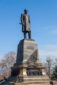 Monument to P. S. Nakhimov, Russia, Sevastopol, March 15, 2021