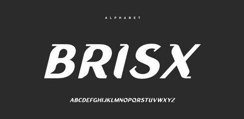 Modern Alphabet Font. Typography urban style fonts for technology, digital, music, movie logo design