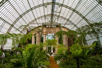 Raamstickers Belgium, Brussels, Royal Greenhouses of Laeken, inside © JeanMarc