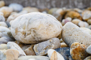 Large duck stones next to each other.