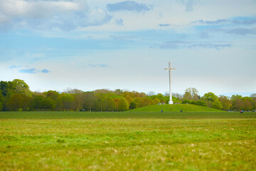 Cross in the Phoenix Park in Dublin, Ireland
