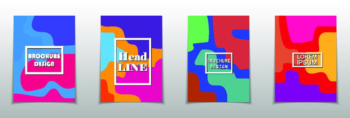 geometric covers design. Eps10 vector