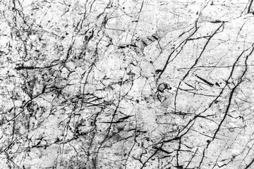 Marble white luxury tile with abstract black pattern of cracks grunge wall texture background