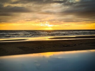 Obraz premium sunset over the sea