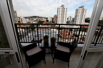 Balcony view of the building