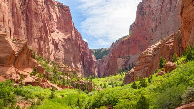 Kolob Canyon Timelapse Video, Zion National Park, Utah