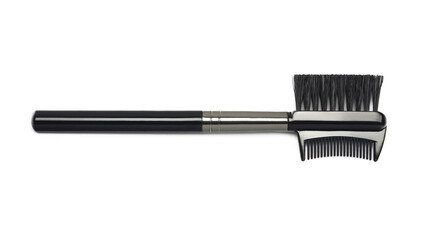 Black eyebrow brush isolated on white backgound