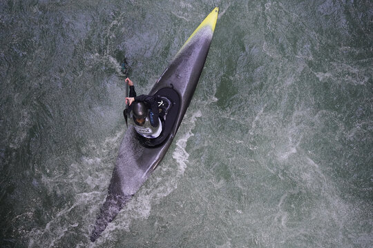 ICF and ECA Canoe slalom Merano, Italy on May 29, 2021.