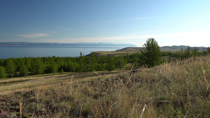 Lake Baikal, wild nature of Russia