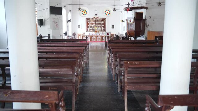 Danish Lutheran Church in Tranquebar, Tamil Nadu, India