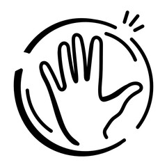 Obraz premium Hand Reader