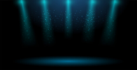 Vector spotlight. Light effect.Glow isolated white transparent light effect.  light effects, bright yellow lighting with spotlights, spot light isolated on transparent background, vector.