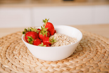 cheese with strawberries