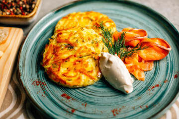 cooked fish on plate