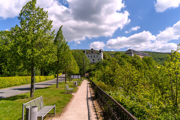 Auf dem Weg zu Schloss Schwarzburg in Thüringen