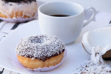 Coconut doughnut