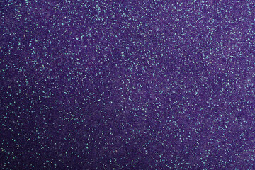 Beautiful shiny violet glitter as background, closeup