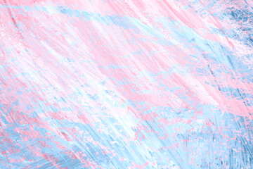 Plastic effect wallpaper pink and blue background