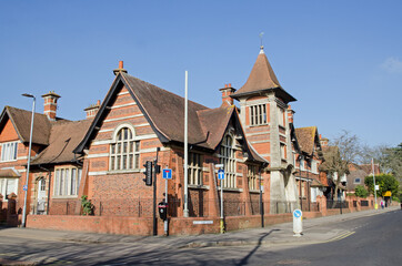 Former Police Station and Court, Wokingham, Berkshire - obrazy, fototapety, plakaty
