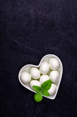 Fresh mozzarella cheese