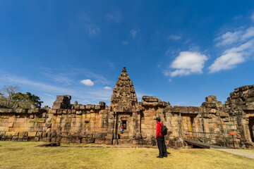 Prasat Khao Phanom Rung is a castle stone laterite, Buriram Province, Thailand.