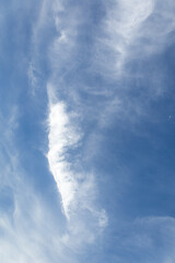 Naklejka na ściany i meble WIspy clouds and blue sky suitable for background