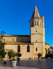 Fototapeta na wymiar Church of Madeleine, one of most revered sanctuaries of Beziers, France