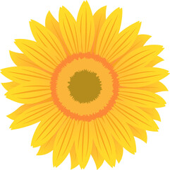 ひまわりのイラスト