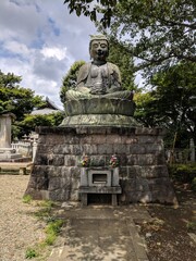 Fototapeta premium ancient buddha statue
