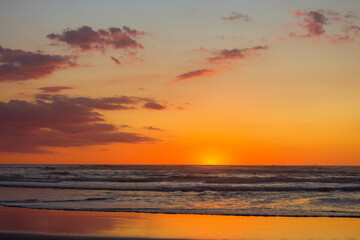 Sea sunset