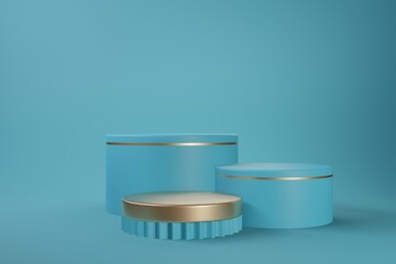 Premium minimal podium studio background for product display. Abstract Background Scene 3d Render for product advertise.