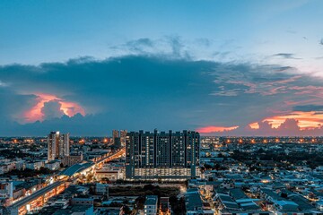 Obraz premium view of the city