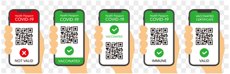 vaccinated smartphone certificate