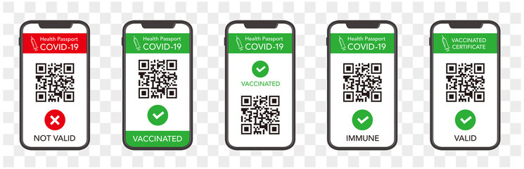 vaccinated smartphone certificate