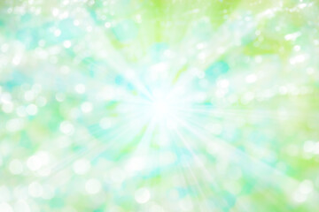 ボケた緑の背景イメージ